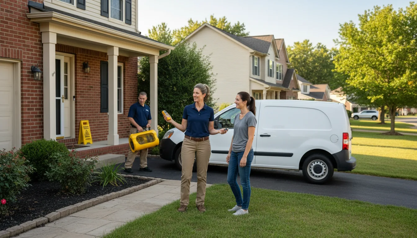 Water restoration image for Emergency Water Removal Services in Powderly, KY